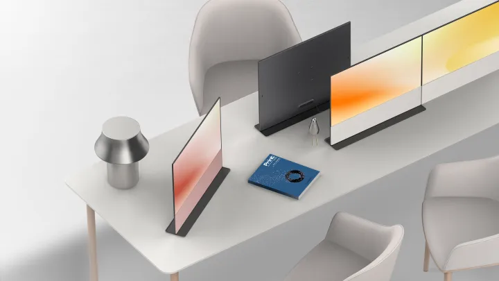 مانیتورهای جدید سامسونگ به صورت بی سیم از طریق پین های pogo متصل شوند